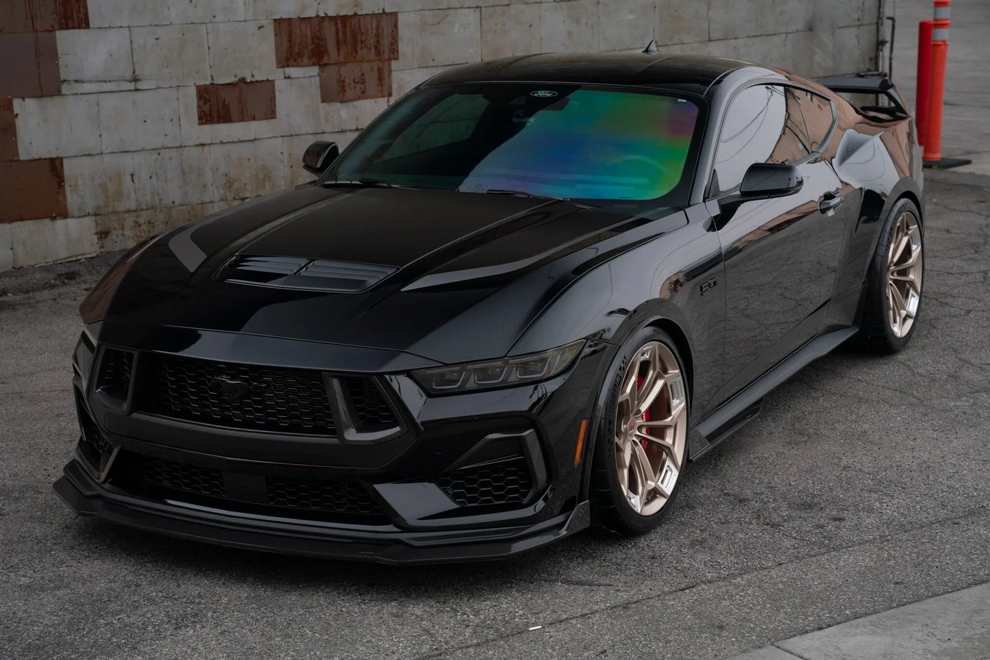 2024-Current Ford Mustang GT Dry Carbon Grille Inserts