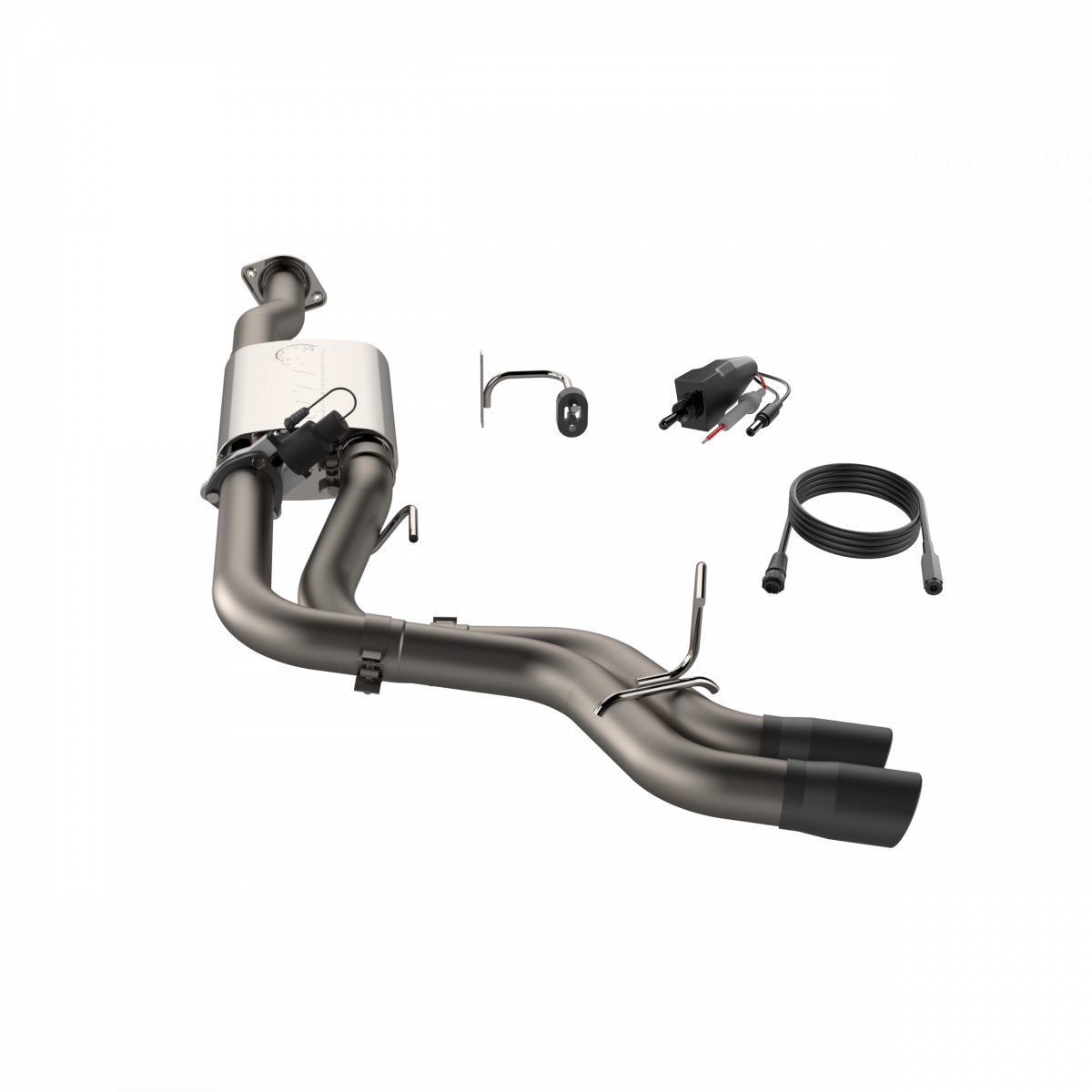 Quick Time Performance 2015-2020 Ford F-150 Screamer Cat Back Black Tips