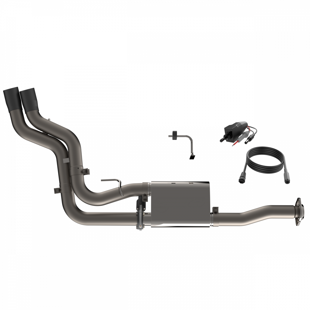 Quick Time Performance 2015-2020 Ford F-150 Screamer Cat Back Black Tips