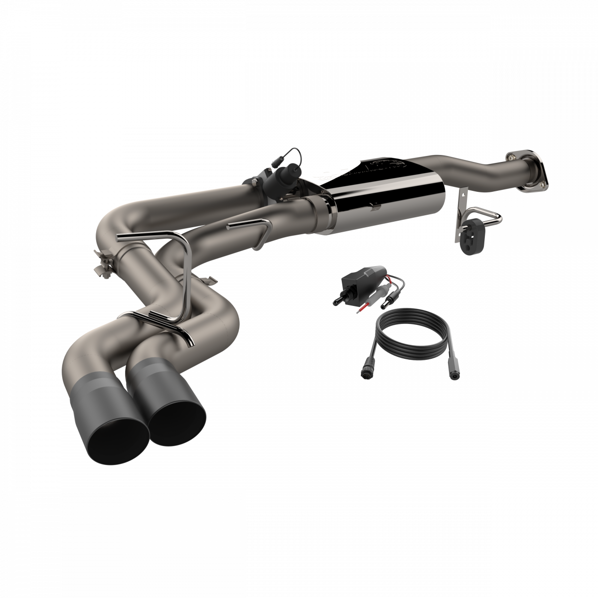 Quick Time Performance 2015-2020 Ford F-150 Screamer Cat Back Black Tips