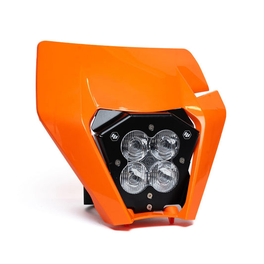 Baja Designs XL40 (D/C) LED HEADLIGHT KIT W/ KTM '17-19 SHELL - KTM 150-300 XC-W/XC-W TPI; 250-500 EXC-F (’17-19)