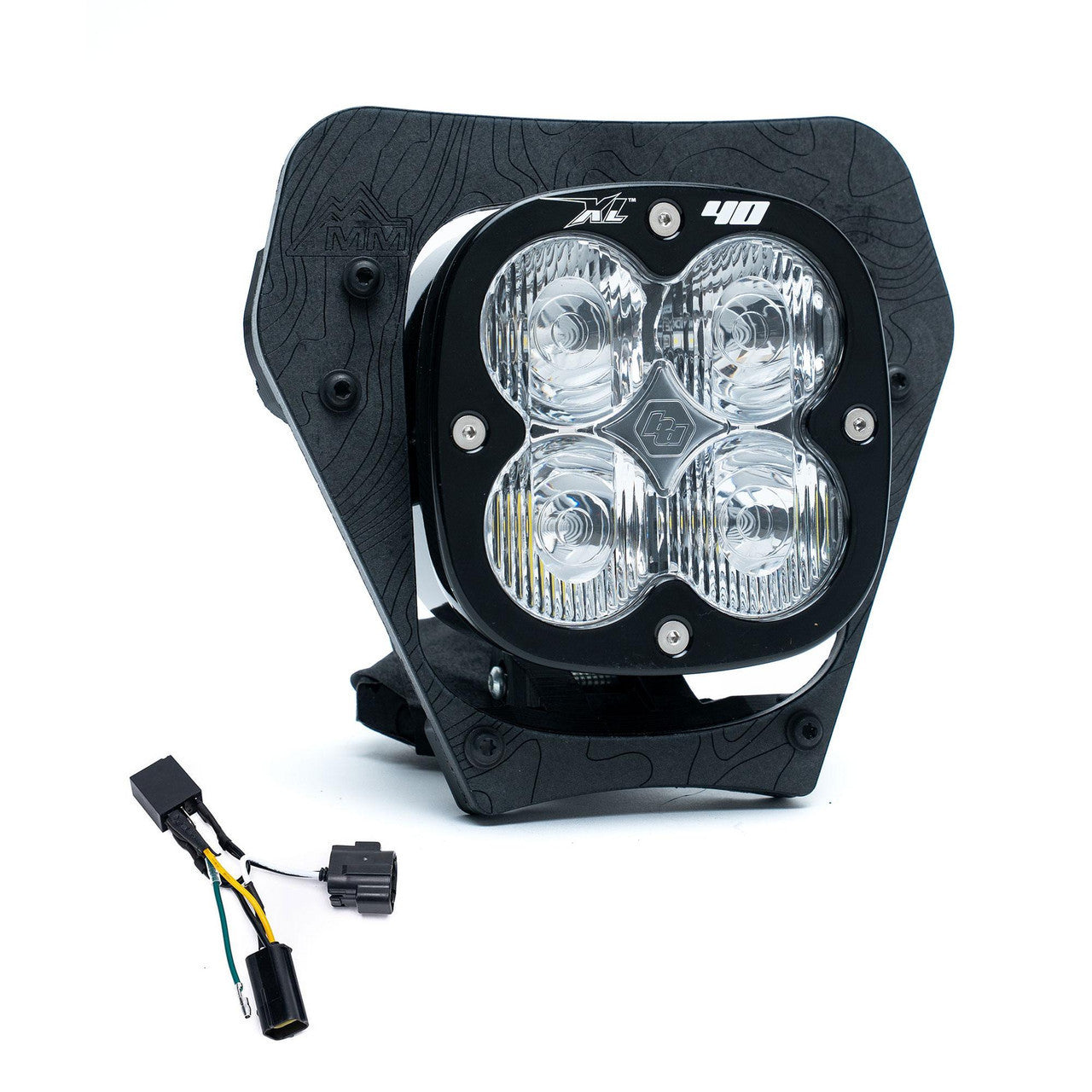 Baja Designs XL40 (D/C) LED HEADLIGHT KIT W/ HI-LOW HARNESS - KTM 350/500 EXC-F ('24-25)