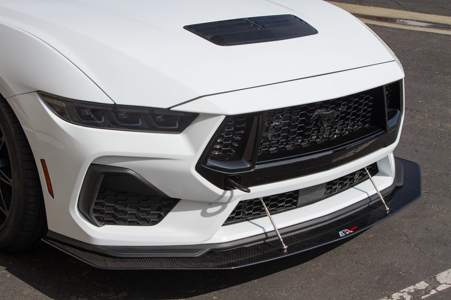 APR Carbon Fiber Wind Splitter 2024-up Ford Mustang GT S650 Performance Package