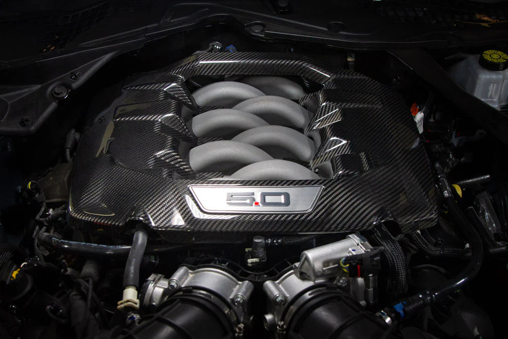 APR Carbon Fiber Engine Cover 2024-Up Ford Mustang S650