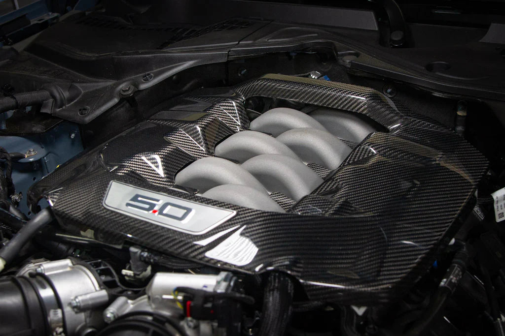 APR Carbon Fiber Engine Cover 2024-Up Ford Mustang S650
