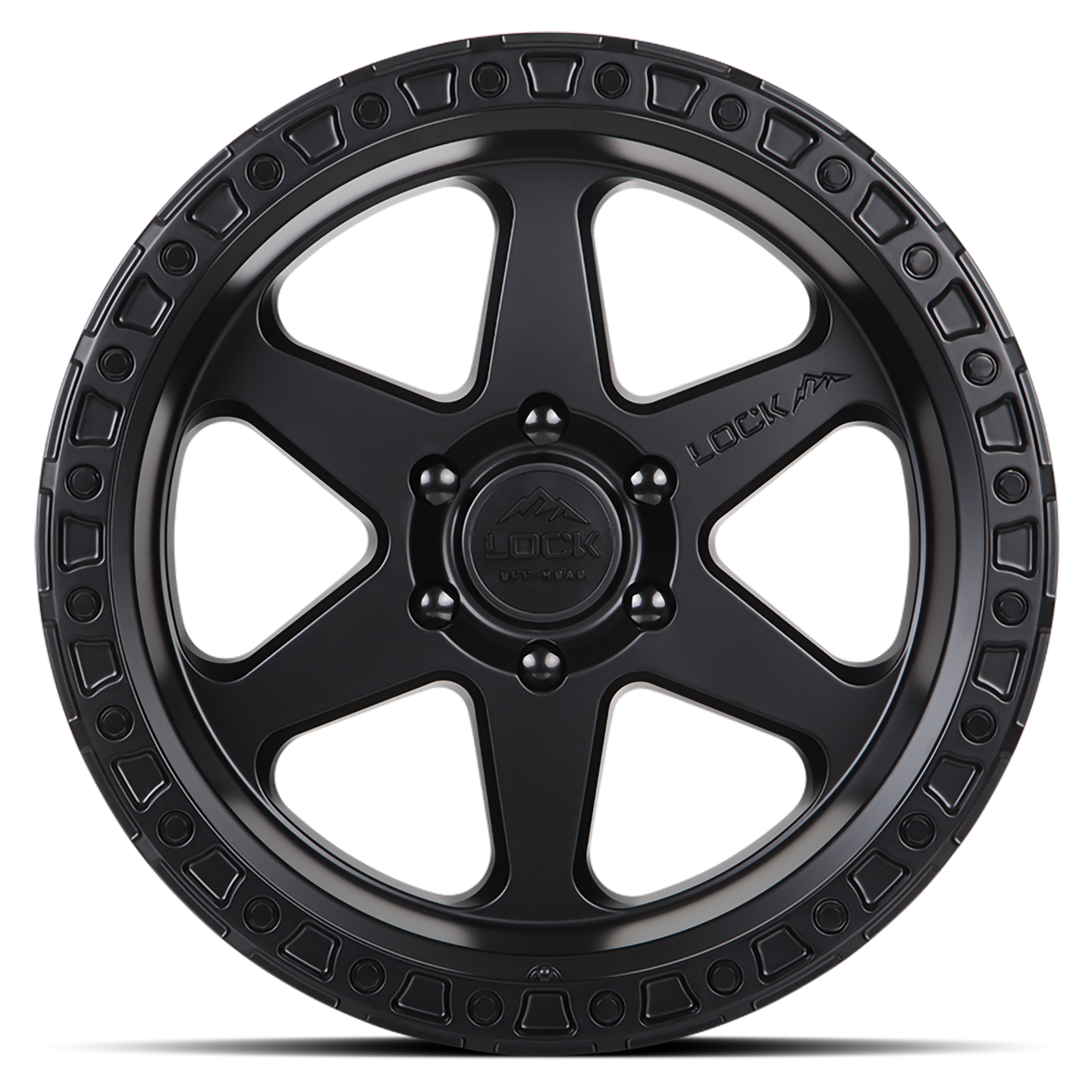18x9.0 Lock Off-Road Olympus Matte Black w/ Matte Black Ring