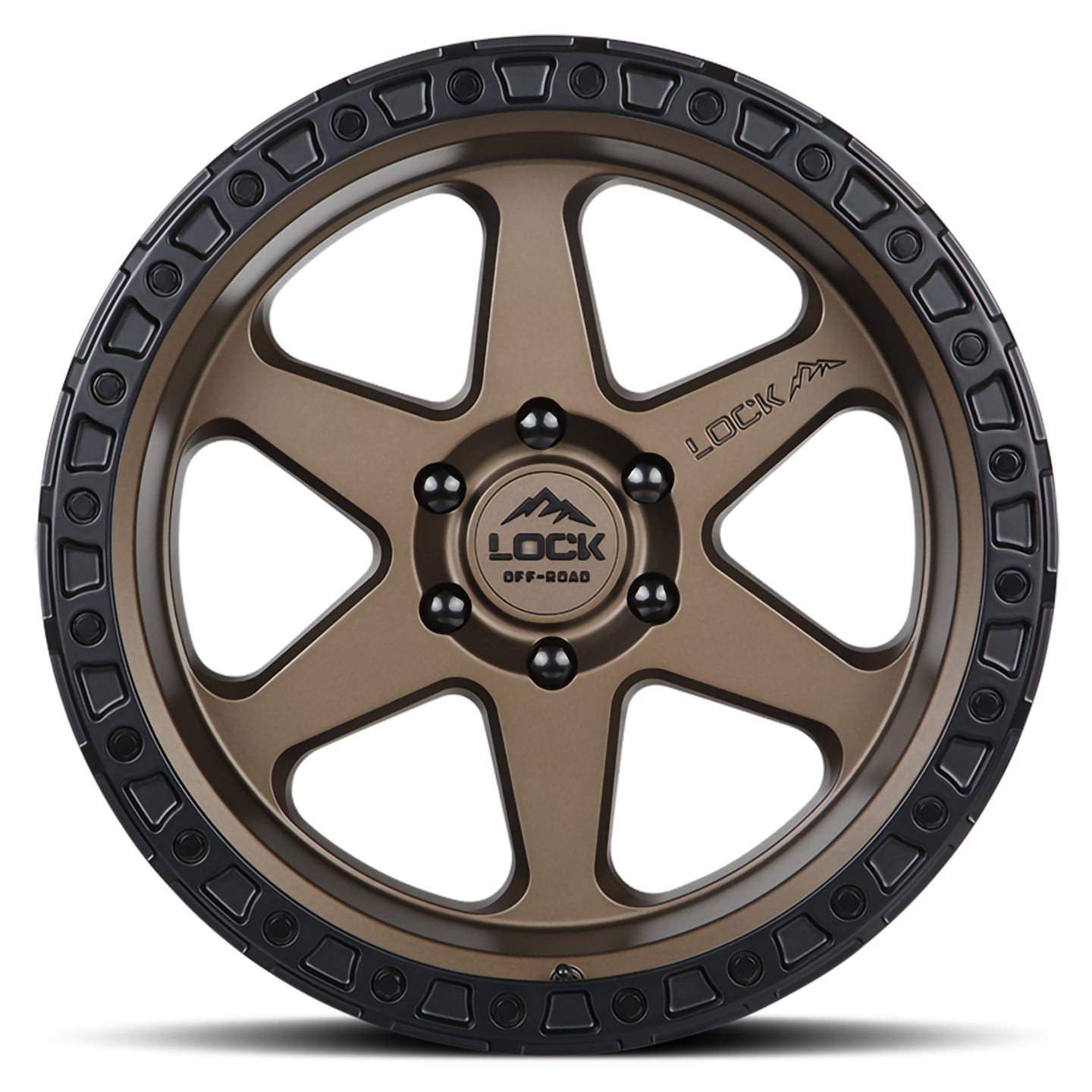 20x10 Lock Off-Road Olympus Matte Desert Bronze w/ Matte Black Ring