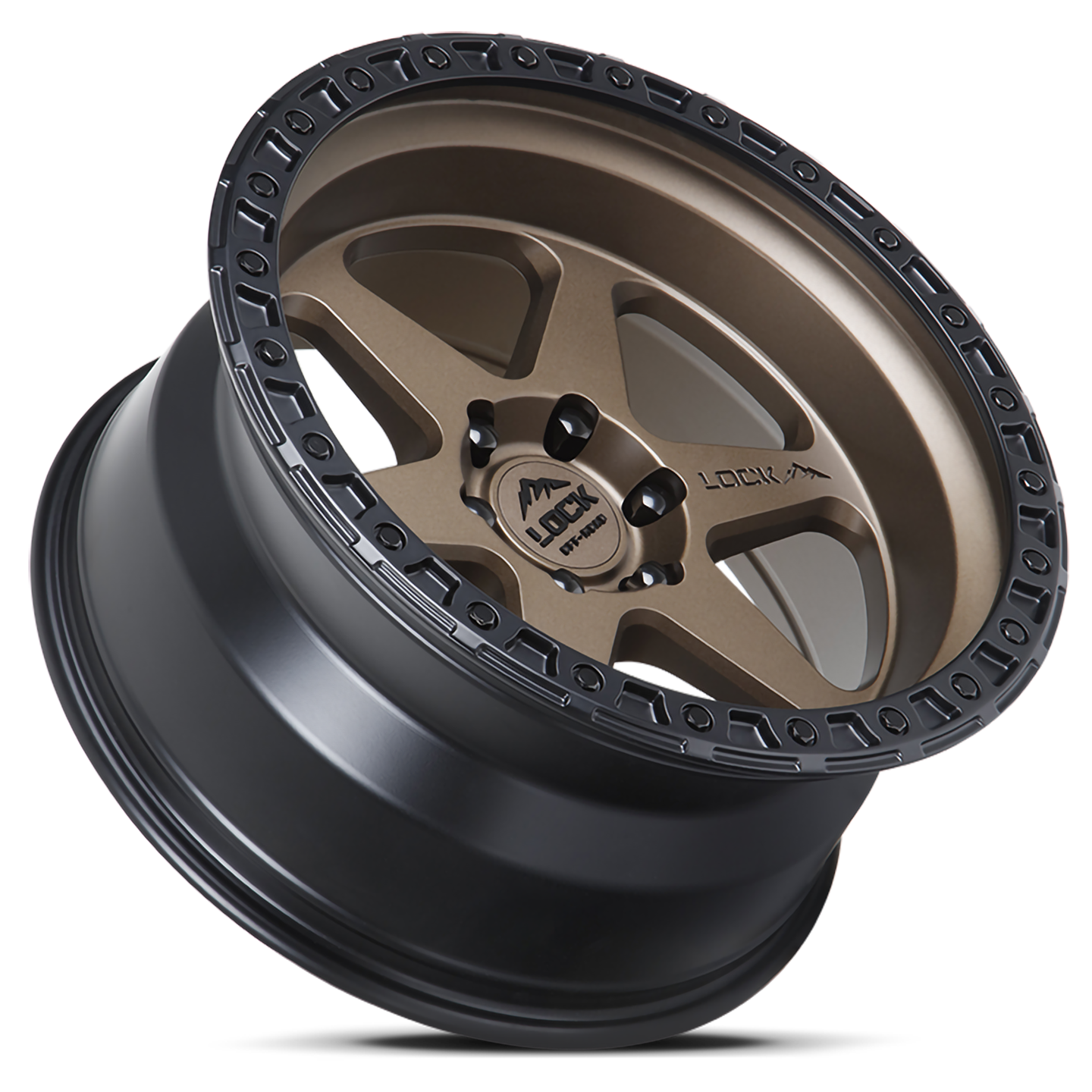 20x10 Lock Off-Road Olympus Matte Desert Bronze w/ Matte Black Ring