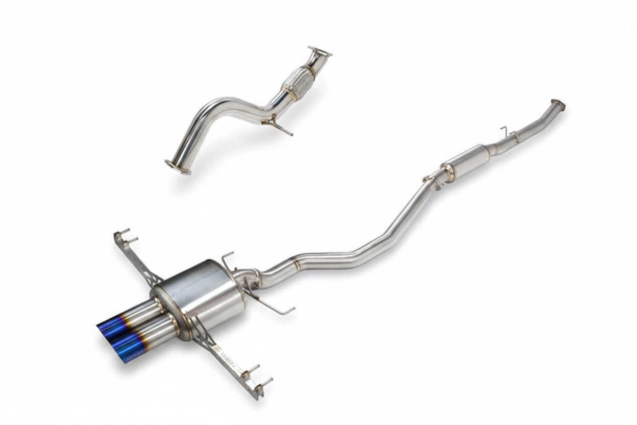 Remark Full Titanium Sport Touring Exhaust + SUS304 Front Overpipe 2023+ Honda Civic Type R (FL5)