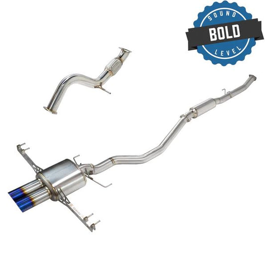 Remark Full Titanium Sport Touring Exhaust + SUS304 Front Overpipe 2023+ Honda Civic Type R (FL5)