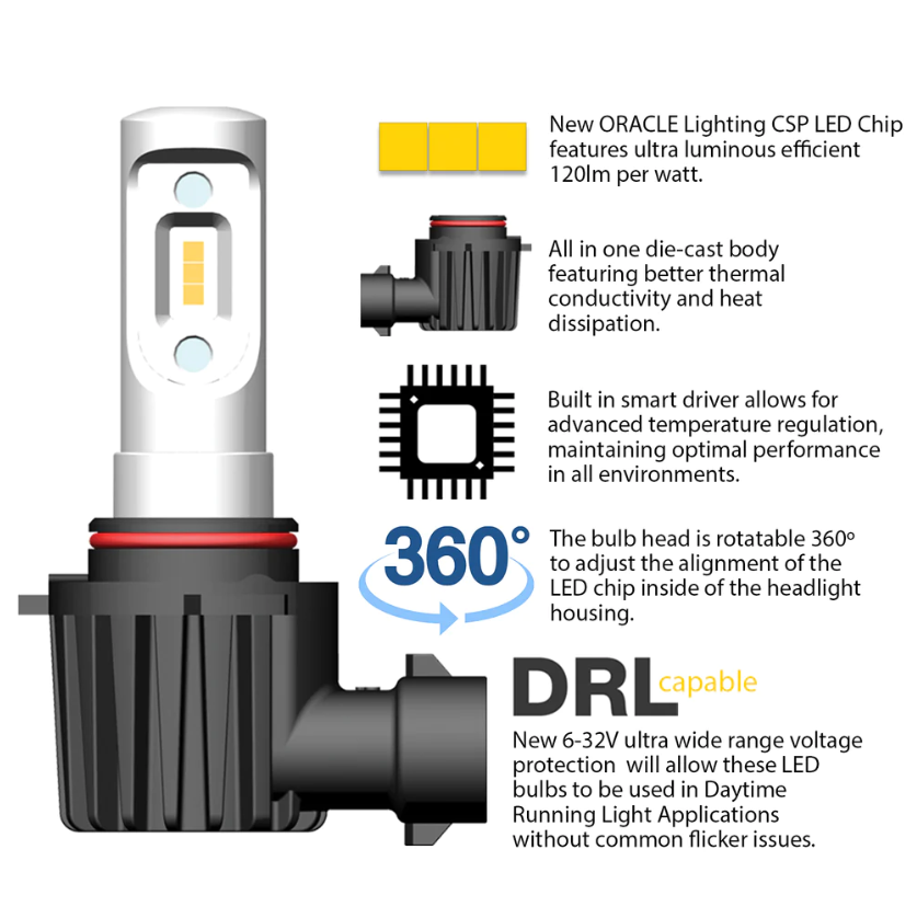 ORACLE 9005 - VSeries LED Headlight Bulb Conversion Kit