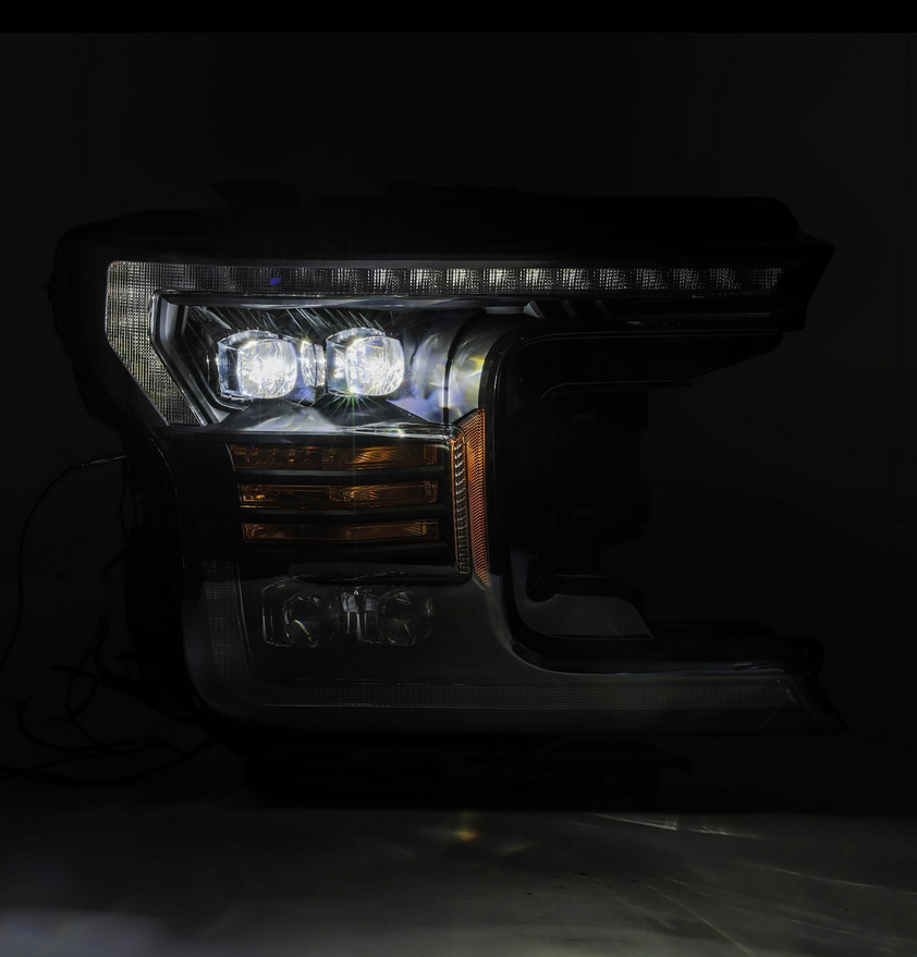 AlphaRex 2018-2020 Ford F150 NOVA-Series LED Projector Headlights Black