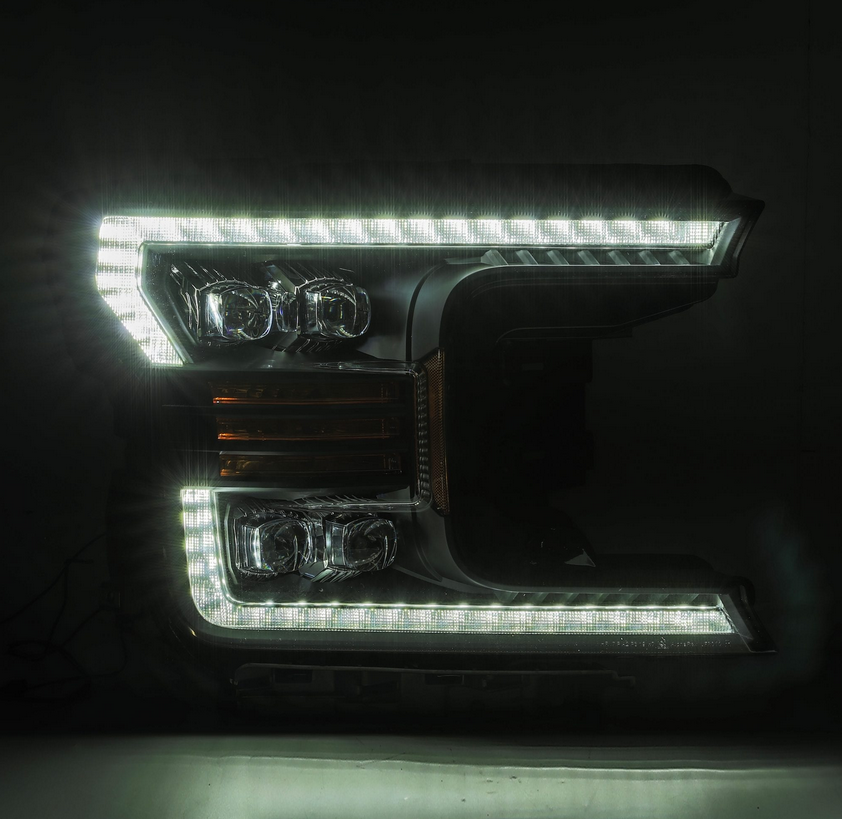 AlphaRex 2018-2020 Ford F150 NOVA-Series LED Projector Headlights Black
