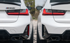 Acexxon BMW G20 3-Series LCI M-Sport Rear Reflector Insert Set - Honeycomb