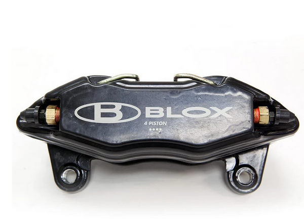 BLOX Racing Forged 4 Piston Calipers - Single (Fits Honda/Acura 262mm Rotors)