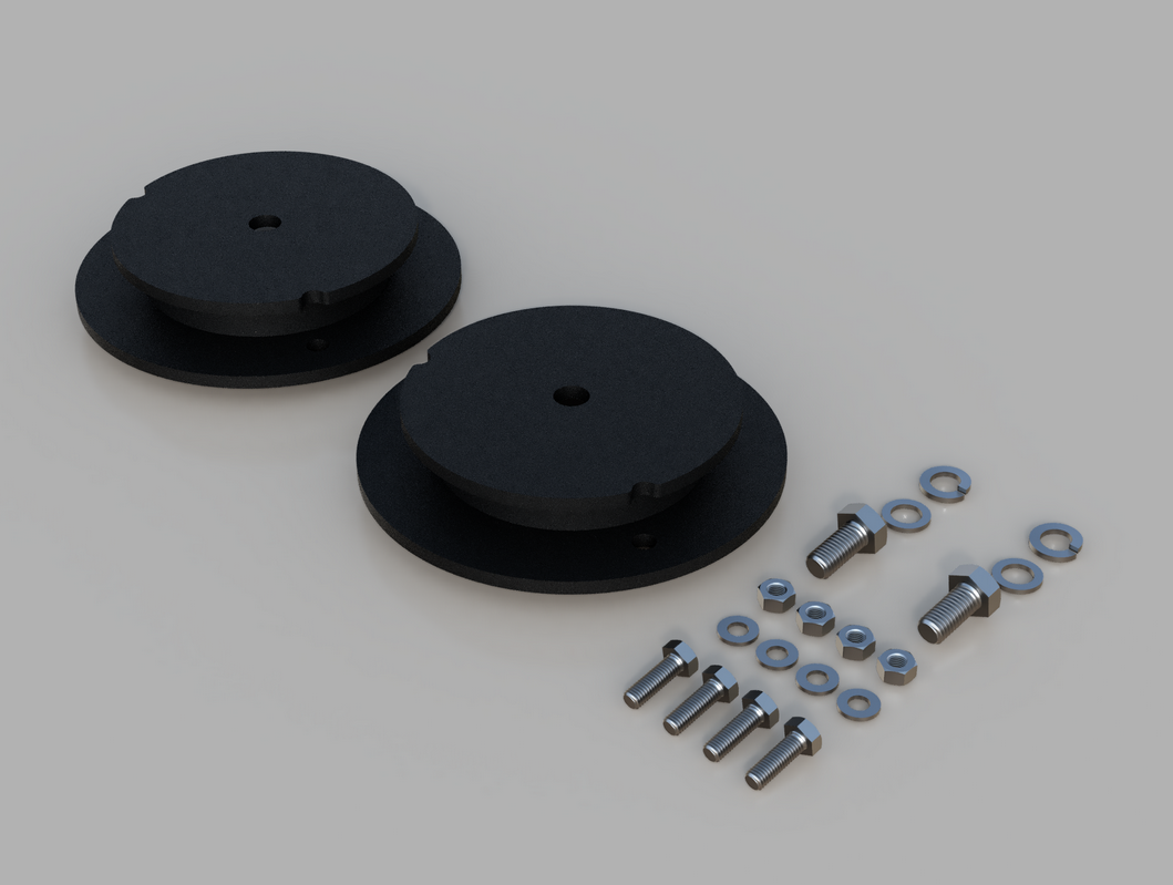 Traxda Rear Lift Kit 2013-2024 Dodge Ram 3500 Air Bag - 1" Rear Lift - ADD ON KIT ONLY