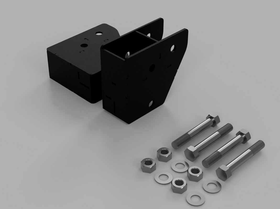 Traxda Radius Arm Drop Brackets 20052023 Ford F250/F350 4×4 Darkside