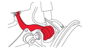 SPC Performance Fixed Length Rear Control Arm Toyota Corolla / Lexus CT200h, HS250h / Scion iM, tC