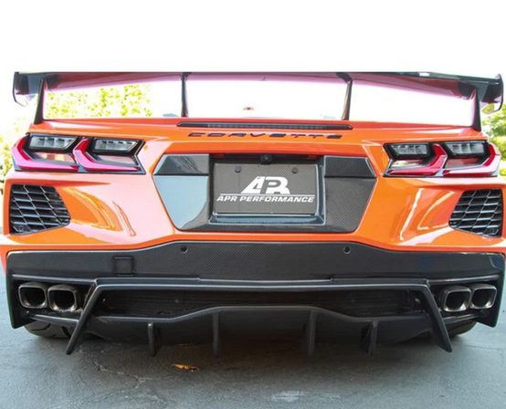 APR Carbon Fiber Licence Plate Backing 2020-2023 Chevrolet Corvette C8
