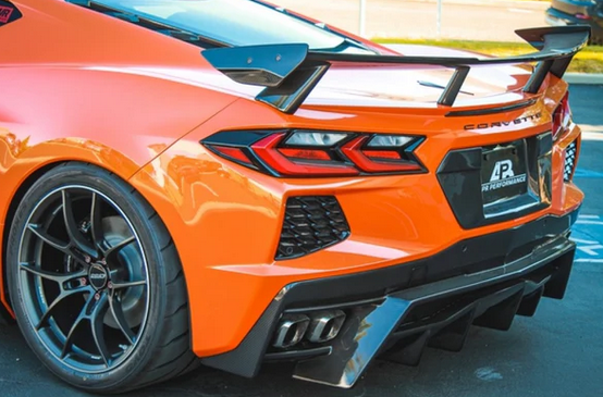 APR Carbon Fiber Licence Plate Backing 2020-2023 Chevrolet Corvette C8