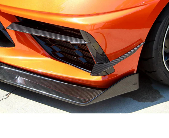 APR Carbon Fiber Front Bumper Canards 2020-2023 Chevrolet Corvette C8