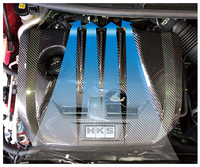HKS Carbon Engine Cover Toyota GR Yaris / GR Corolla