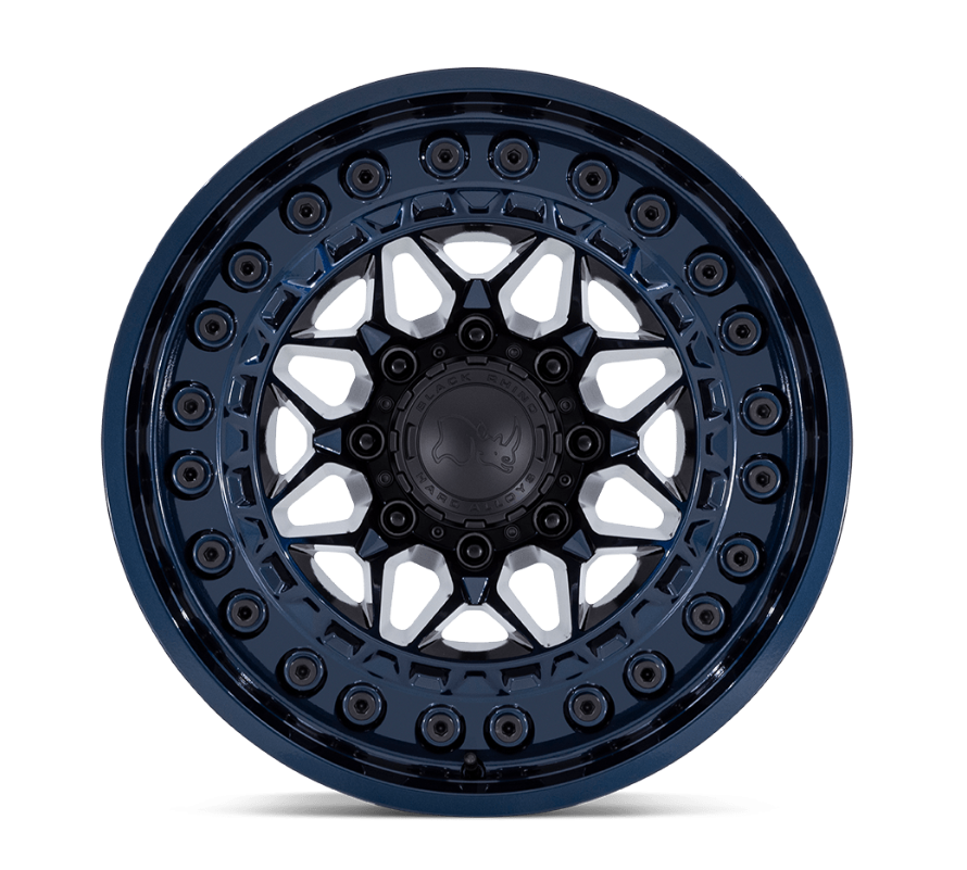 17x9.0 Black Rhino Alpha Mightnight Blue