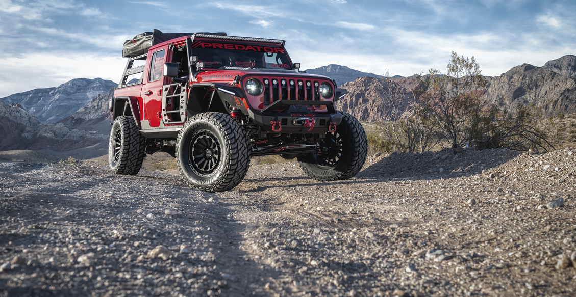 17x8.5 Black Rhino Raid Gloss Red