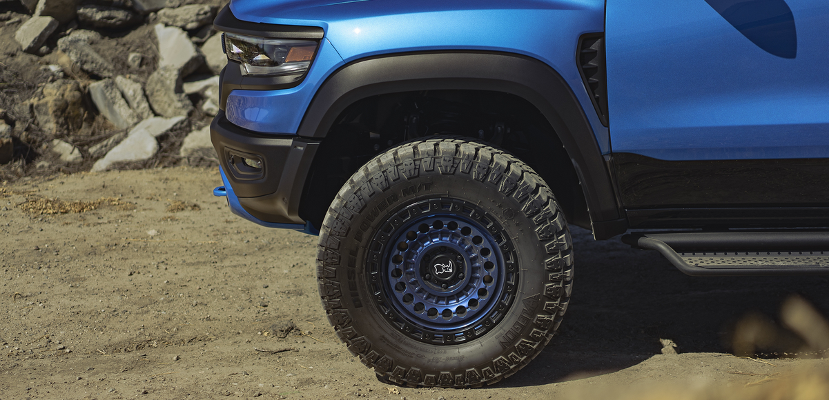 17x8.5 Black Rhino Sentinel Cobalt Blue w/ Black Ring