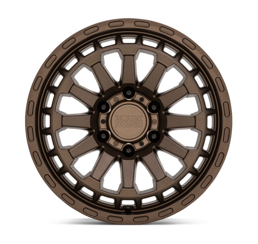 17x8.5 Black Rhino Raid Matte Bronze