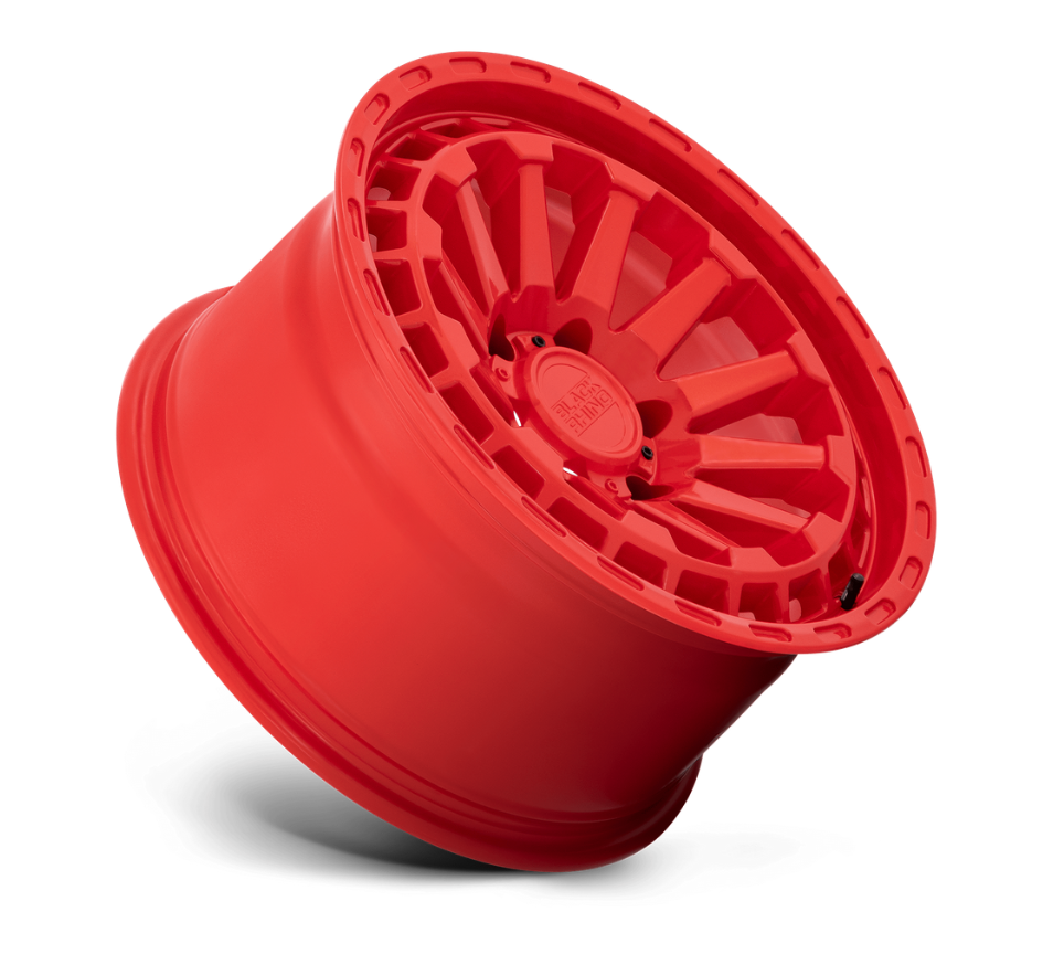 17x8.5 Black Rhino Raid Gloss Red