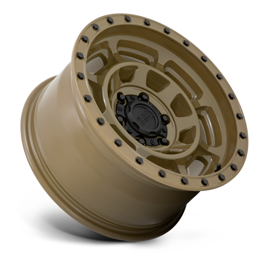 17x8.5 Black Rhino Convoy Gator Green