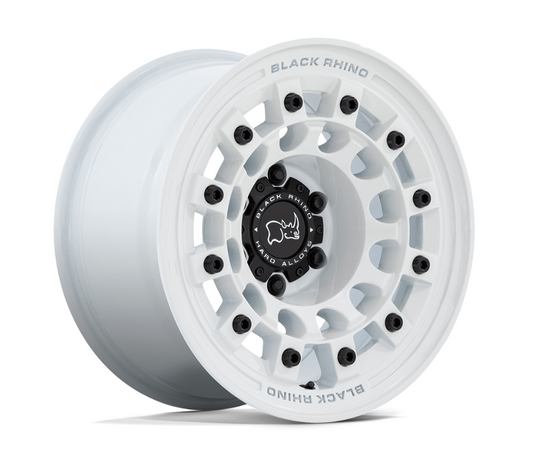 17x9.0 Black Rhino Fuji Gloss White