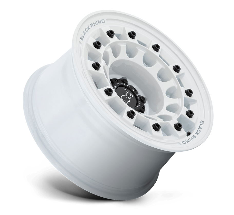 17x8.0 Black Rhino Fuji Gloss White