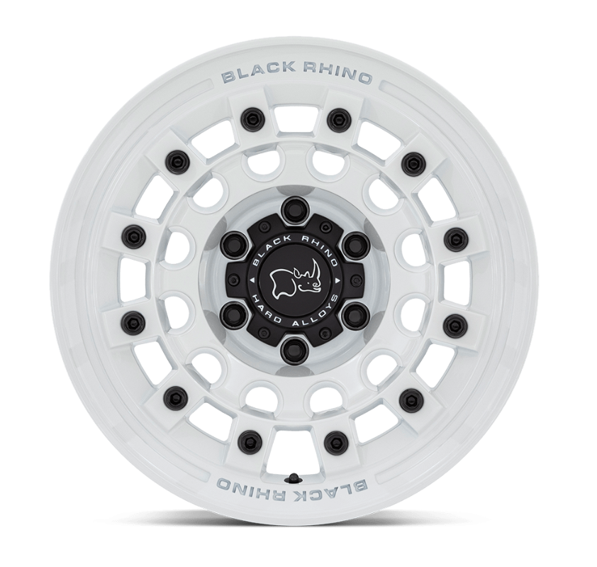 17x8.0 Black Rhino Fuji Gloss White