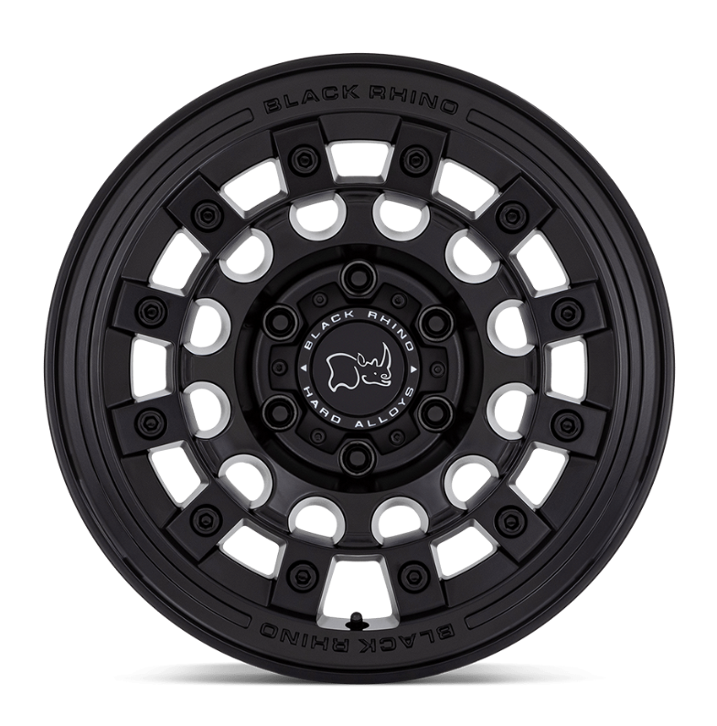 17x8.0 Black Rhino Fuji Matte Black