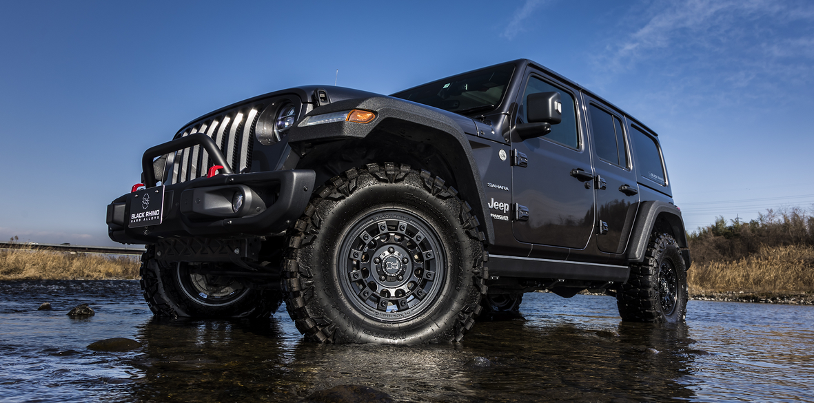 17x8.0 Black Rhino Fuji Matte Gunmetal