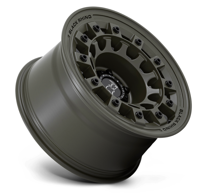17x9.0 Black Rhino Fuji Olive Drab Green