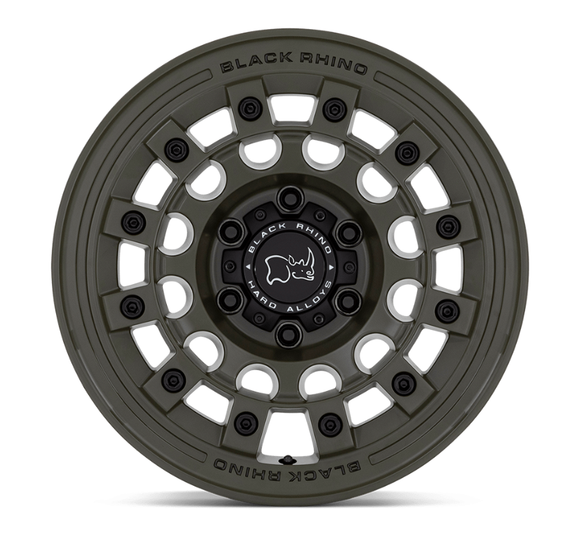 17x9.0 Black Rhino Fuji Olive Drab Green