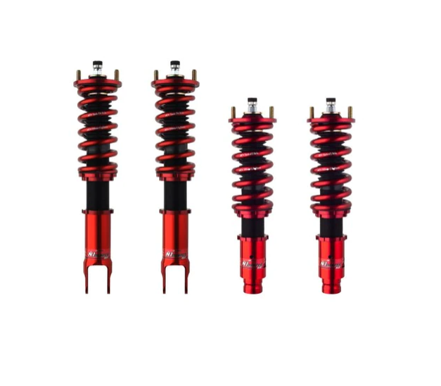 Tomtop-auto Coilover Kit For 1996-2000 Honda Civic EJ/EK/EM – Height Adjustable, 8kg/5kg Springs