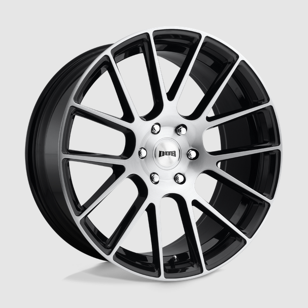 22x9.5 DUB S206 Luxe / 6x139.7 / ET+20mm / Gloss Black Brushed / Bore 78.10 / 2300 Load