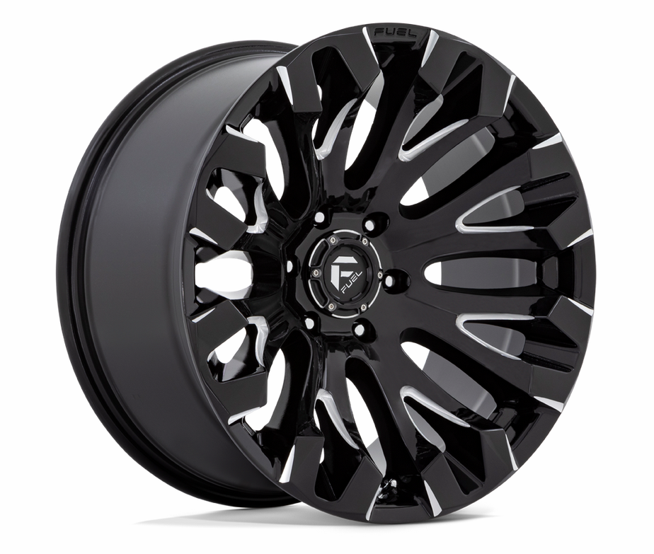 20x10 Fuel Quake D828 Gloss Black Milled – Darkside Motoring