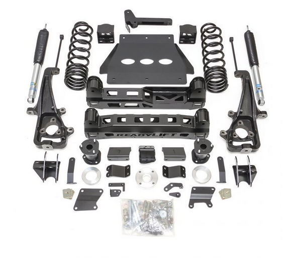 ReadyLift 6" Lift Kit with 22" Wheels with Big Bore Knuckle 2019-2024 Ram 1500