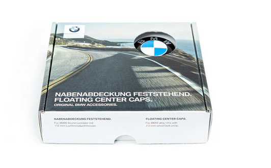 BMW Floating Wheel Center Cap Set - 68mm