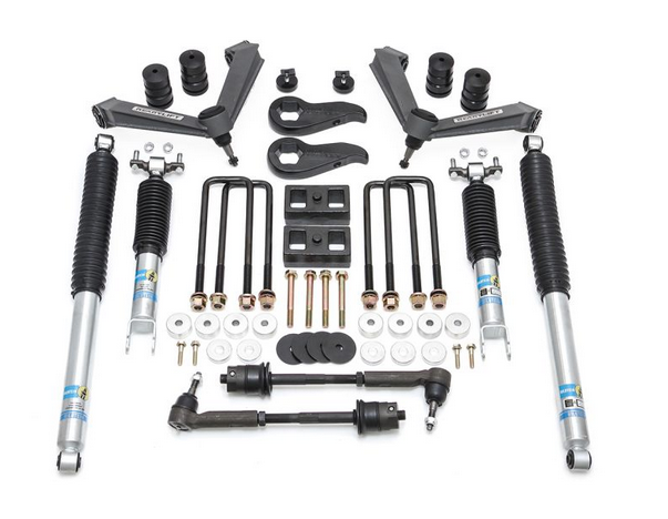 ReadyLift 3.5'' SST Lift Kit Front With 2'' Rear With Fabricated Control Arms And Bilstein Shocks- 2020-2021 GM Silverado / Sierra 2500HD