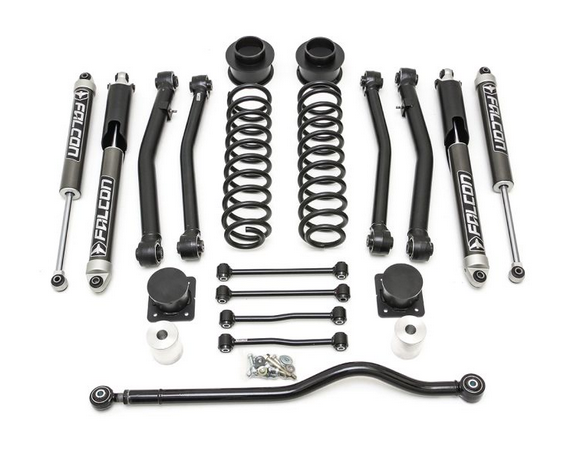 ReadyLift Terrain Flex Max 4-Arm Kit w/Falcon 2.1 Shocks 2020-2025 Jeep JT Gladiator (4" Front/3"Rear)