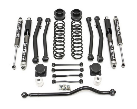 ReadyLift Terrain Flex Max 4-Arm Kit w/Falcon 2.1 Shocks 2020-2025 Jeep JT Gladiator (4" Front/3"Rear)