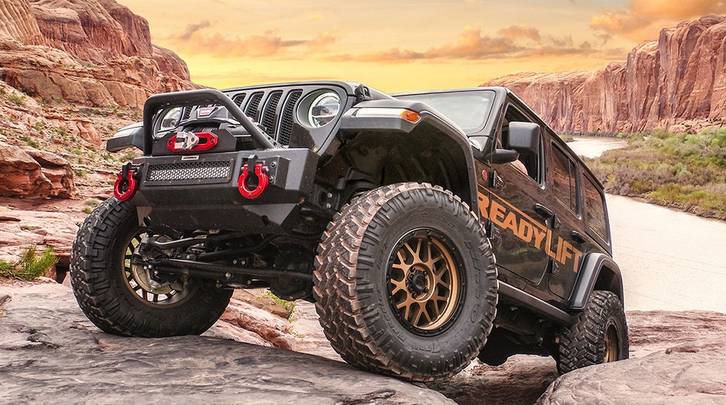 ReadyLift Terrain Flex 4-Arm Kit w/Falcon 2.1 Monotube Shocks 2018-2025 Jeep JL Wrangler (3.5" Front 3.5" Rear)
