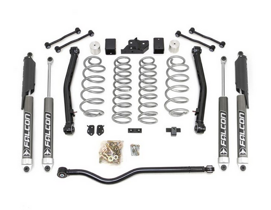 ReadyLift Terrain Flex 2-Arm Kit With Falcon 2.1 Monotube Shocks 2018-2025 Jeep JL Wrangler (3.5" Front 3.5" Rear)