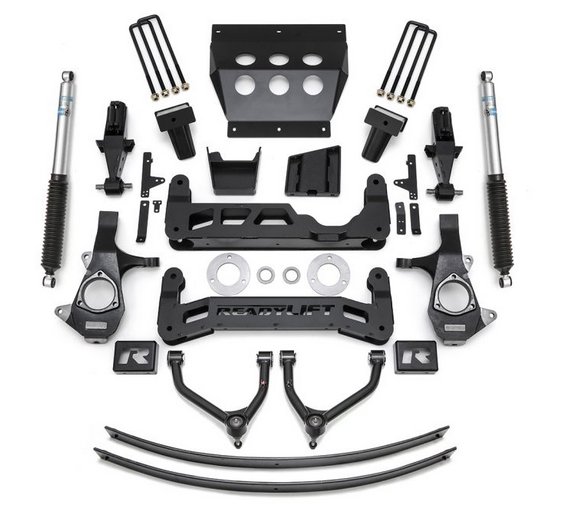 ReadyLift 9" Lift Kit 2014-2018 ﻿GM Silverado / Sierra 1500 w/ Aluminum or Stamped Steel Suspension w/ Bilstein Rear Shocks